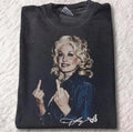 Vintage Dolly Parton Shirt, Western Country Music Tee, Cowboy Graphic T-Shirt, 80s 90s Retro Style, Tennessee Music Fan Gift for Her or Him
