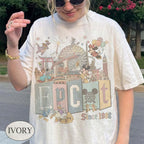 Vintage Disney EPCOT Shirt, Retro Theme Park Tee, EPCOT World Traveler, Family Matching Disney Vacation 2026, Mickey EPCOT Family Trip Shirt