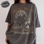 Retro Headless Horseman Mickey Halloween Shirt, Disney Not So Scary Party Tee, Sleepy Hollow, Disneyland Spooky 2026, Matching Family Trip