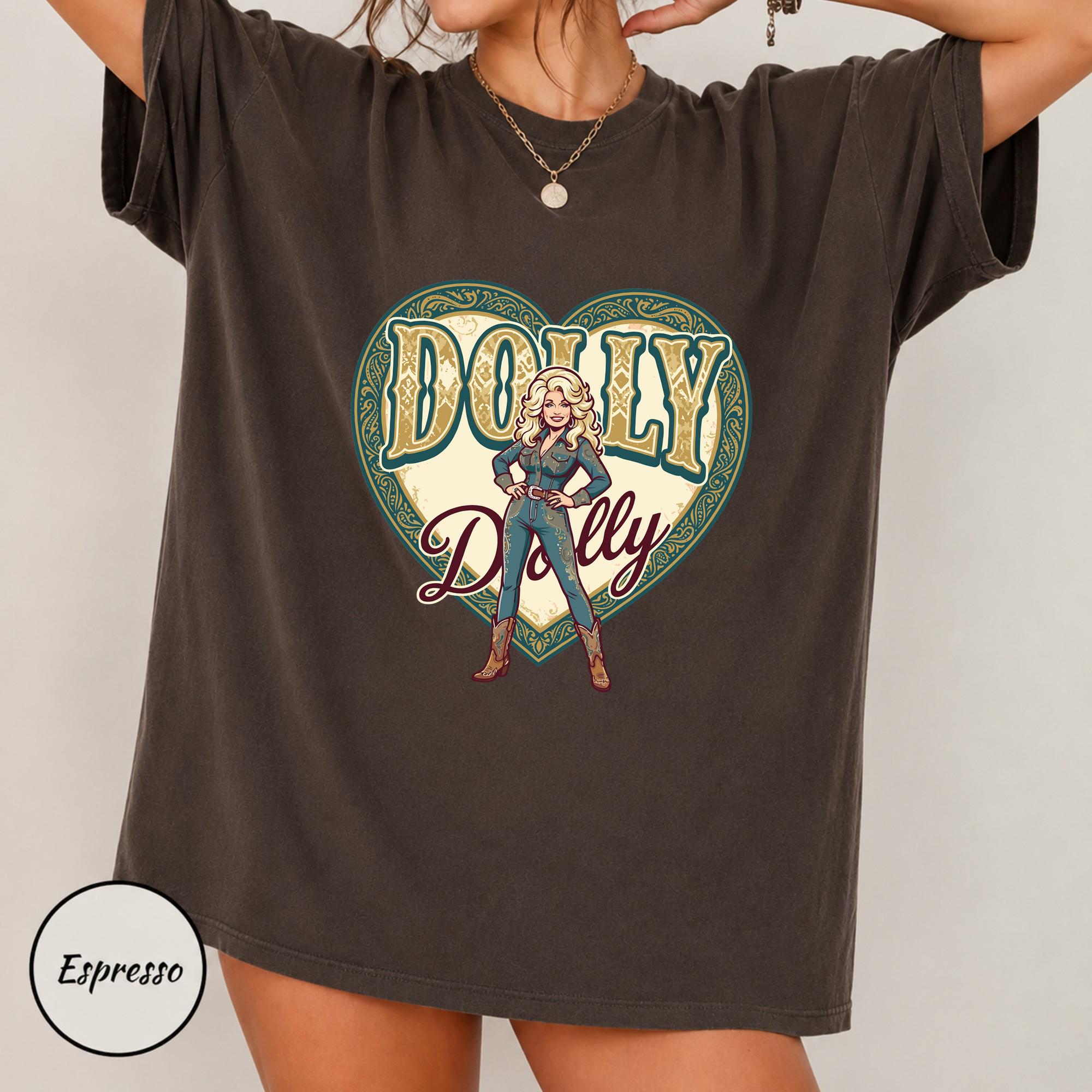 Dolly Parton Shirt, Country Music Graphic Tee, Vintage Cowgirl T-Shirt, Retro Western Style, Concert Outfit, Dolly Fan Gift for Music Lovers