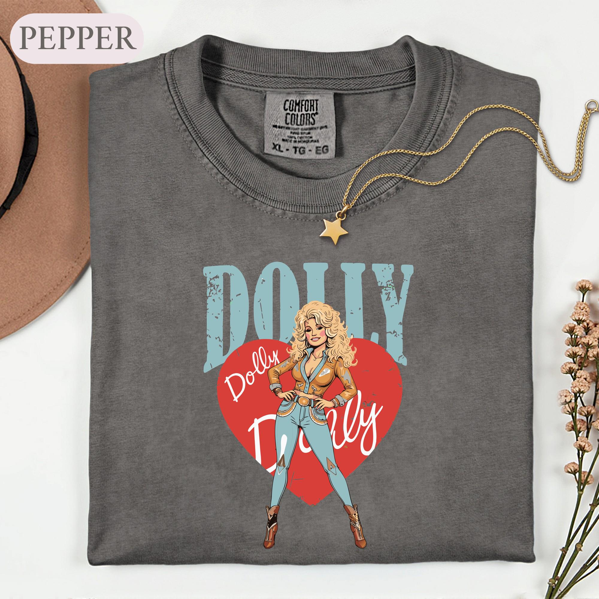 Dolly Parton Shirt, Country Music Graphic Tee, Retro Cowgirl T-Shirt, Rhinestone Western Style, Classic Country Music Fan Gift Idea for Her