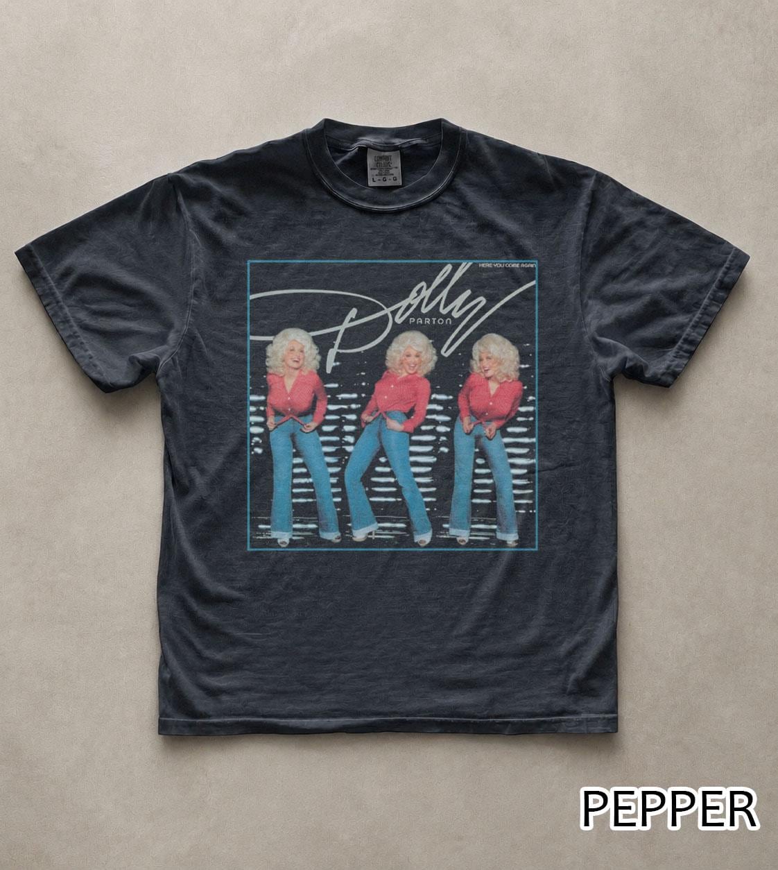Dolly Parton Here You Come Again (1977) Shirt , Dolly Album Shirt