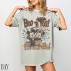 Retro Mickey Minnie Halloween Shirt, Boo To You Tee, Disney Not So Scary Party, Spooky Season Disneyland Trip, Halloween Couple Gift 2026 10