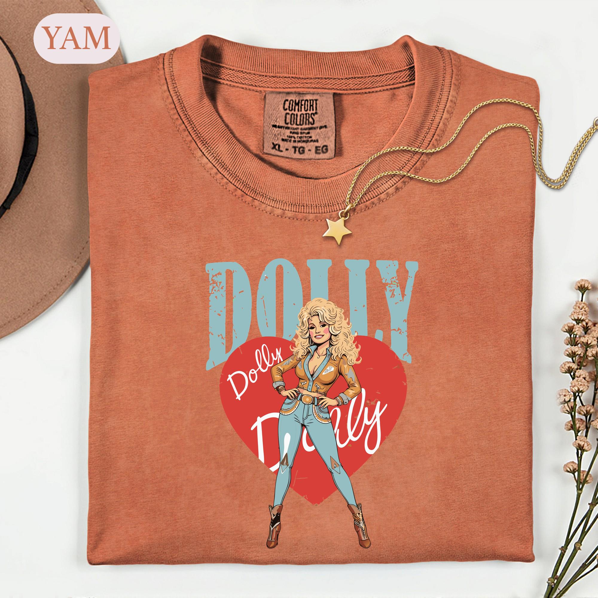 Dolly Parton Shirt, Country Music Graphic Tee, Retro Cowgirl T-Shirt, Rhinestone Western Style, Classic Country Music Fan Gift Idea for Her 10