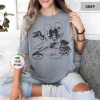 Disney Halloween Mouse Shirt, Vampire Mickey Tee, Spooky Pumpkin Trick or Treat Shirt, Halloween Party Tee, Spooky Season Disney Fall Shirt 11