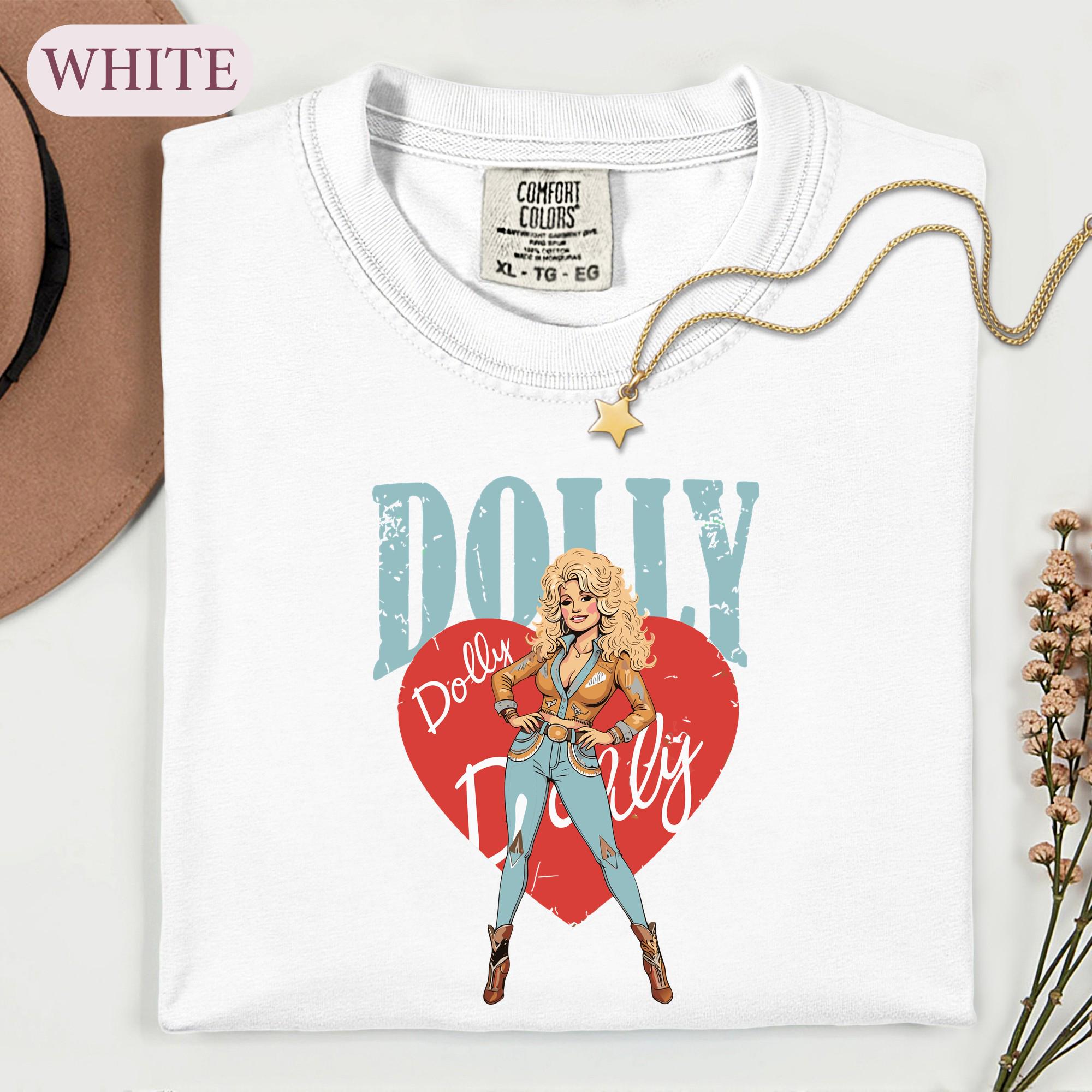 Dolly Parton Shirt, Country Music Graphic Tee, Retro Cowgirl T-Shirt, Rhinestone Western Style, Classic Country Music Fan Gift Idea for Her 11