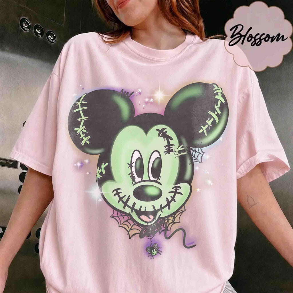 Zombie Mickey Minnie Halloween Shirt, Disney Spooky Season Tee, Halloween Couple, Not So Scary Party, Family Trip, Vintage Halloween 2026 12
