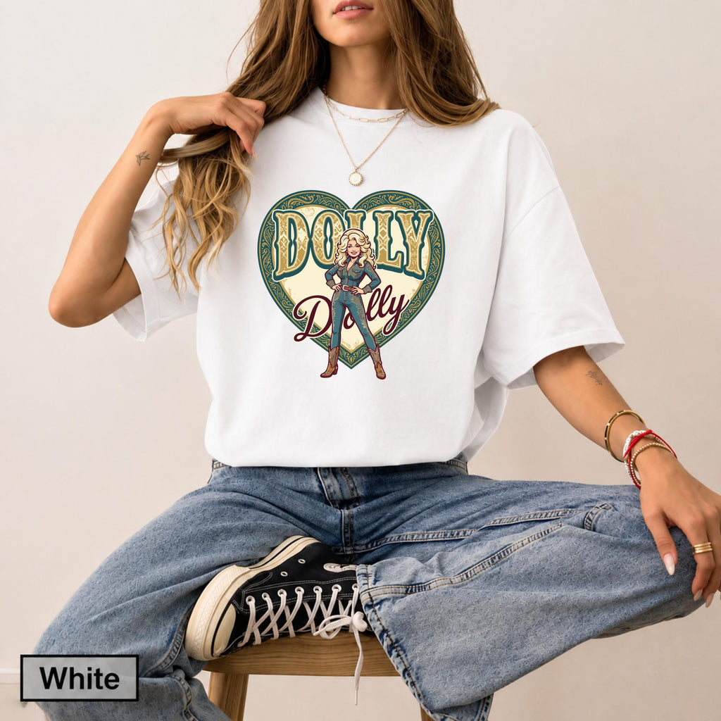 Dolly Parton Shirt, Country Music Graphic Tee, Vintage Cowgirl T-Shirt, Retro Western Style, Concert Outfit, Dolly Fan Gift for Music Lovers 12