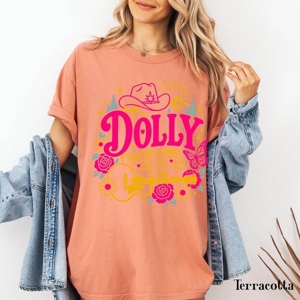 Comfort Colors® Dolly Parton Memorial Shirt, Dolly Parton Tee, Rip Dolly Parton Shirt, Country Music Legend Tribute, Dolly Parton Fan Gift 12