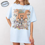 Disney Halloween Pumpkin Shirt, Mickey and Friends Trick or Treat Tee, Vintage Spooky Season, Family Matching Vacation, Disneyland 2026 13