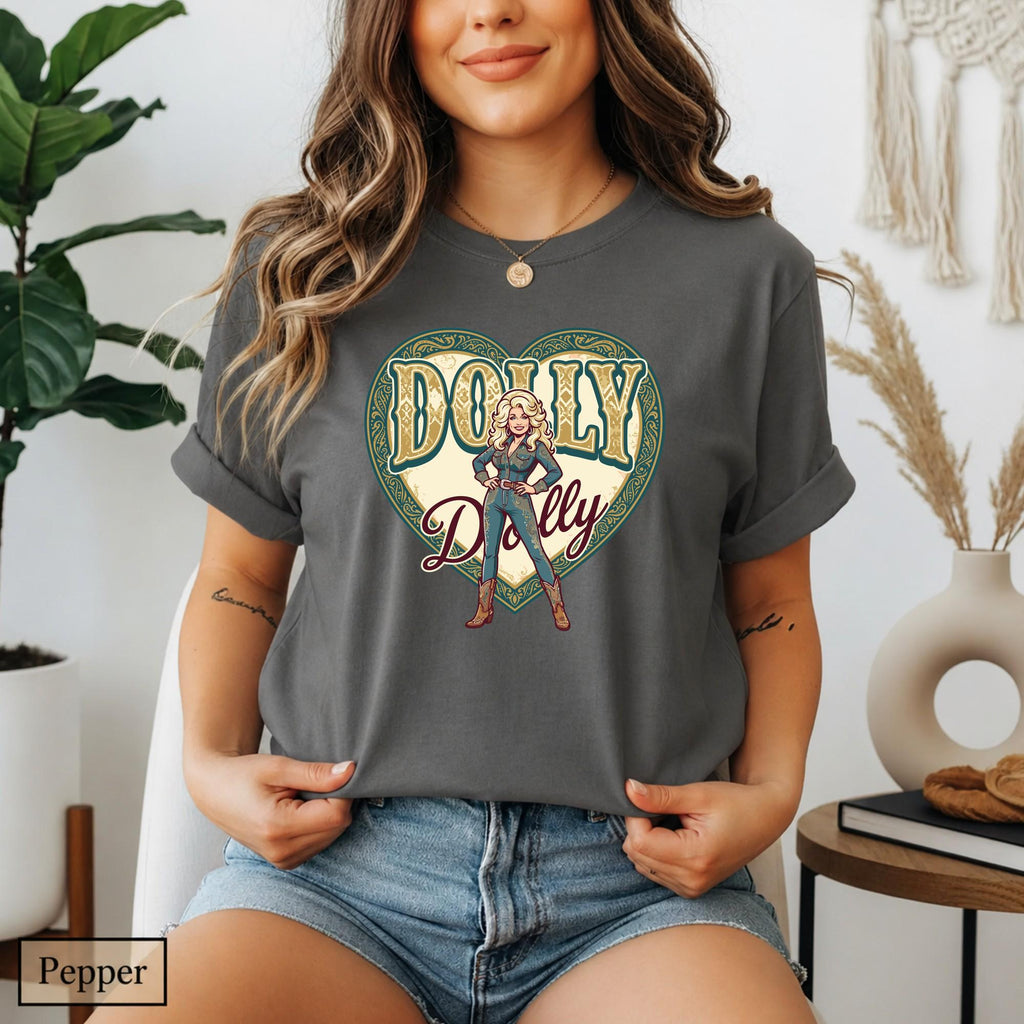 Dolly Parton Shirt, Country Music Graphic Tee, Vintage Cowgirl T-Shirt, Retro Western Style, Concert Outfit, Dolly Fan Gift for Music Lovers 13