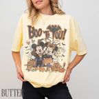 Retro Mickey Minnie Halloween Shirt, Boo To You Tee, Disney Not So Scary Party, Spooky Season Disneyland Trip, Halloween Couple Gift 2026 14