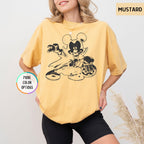 Disney Halloween Mouse Shirt, Vampire Mickey Tee, Spooky Pumpkin Trick or Treat Shirt, Halloween Party Tee, Spooky Season Disney Fall Shirt 14