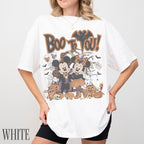 Retro Mickey Minnie Halloween Shirt, Boo To You Tee, Disney Not So Scary Party, Spooky Season Disneyland Trip, Halloween Couple Gift 2026 15