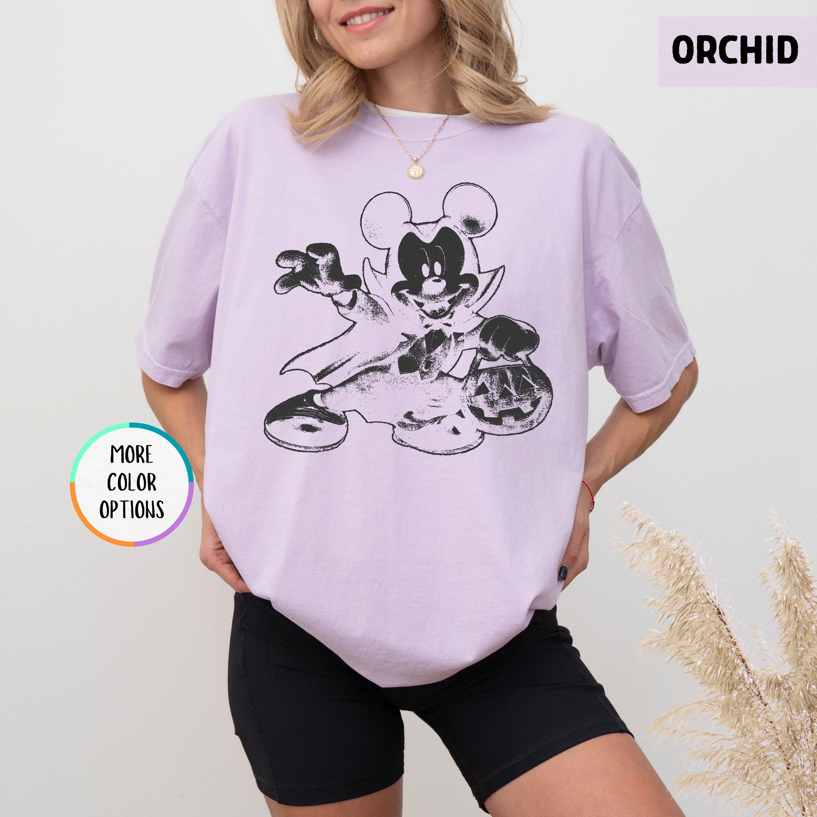 Disney Halloween Mouse Shirt, Vampire Mickey Tee, Spooky Pumpkin Trick or Treat Shirt, Halloween Party Tee, Spooky Season Disney Fall Shirt 15