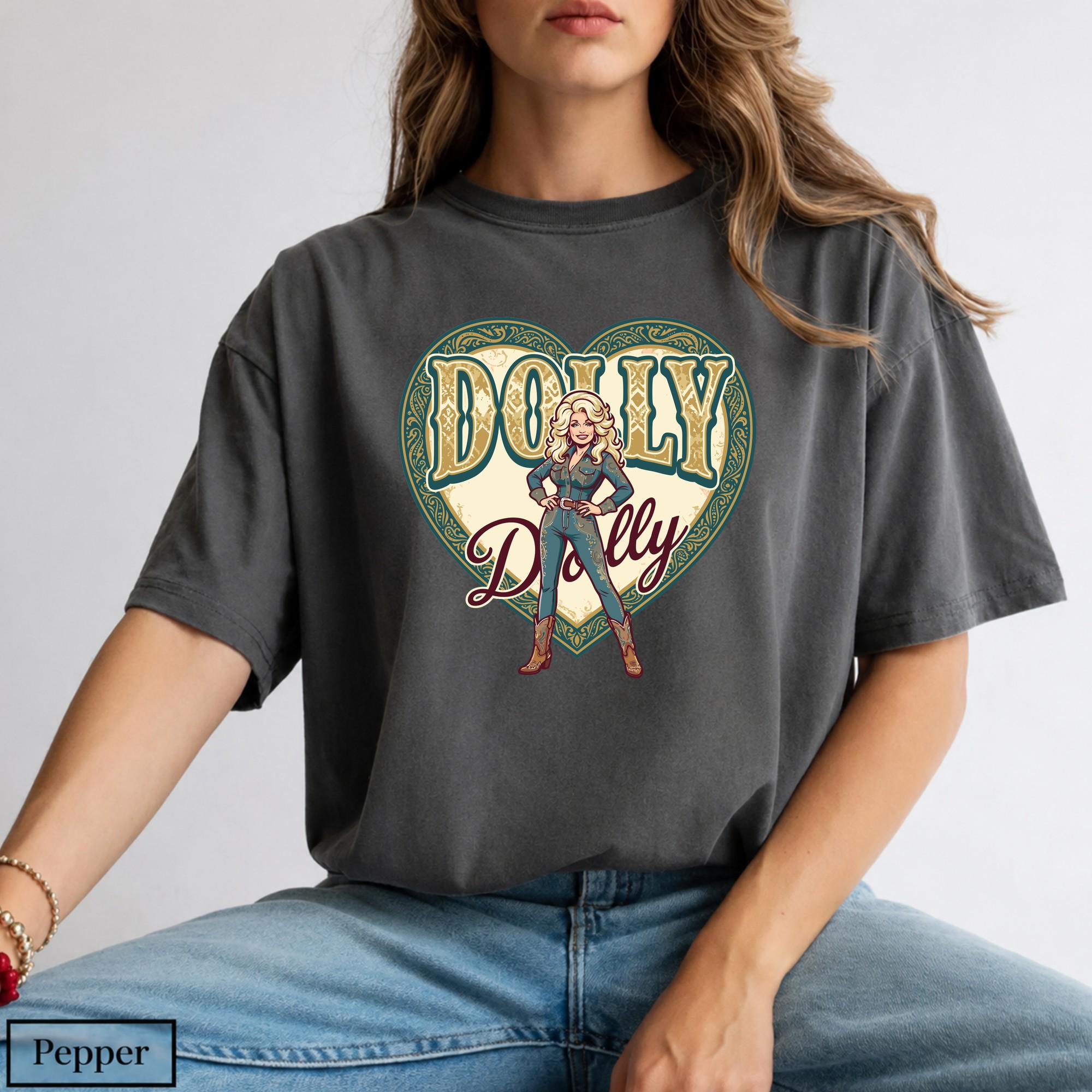 Dolly Parton Shirt, Country Music Graphic Tee, Vintage Cowgirl T-Shirt, Retro Western Style, Concert Outfit, Dolly Fan Gift for Music Lovers 15