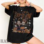 Retro Mickey Minnie Halloween Shirt, Boo To You Tee, Disney Not So Scary Party, Spooky Season Disneyland Trip, Halloween Couple Gift 2026 16