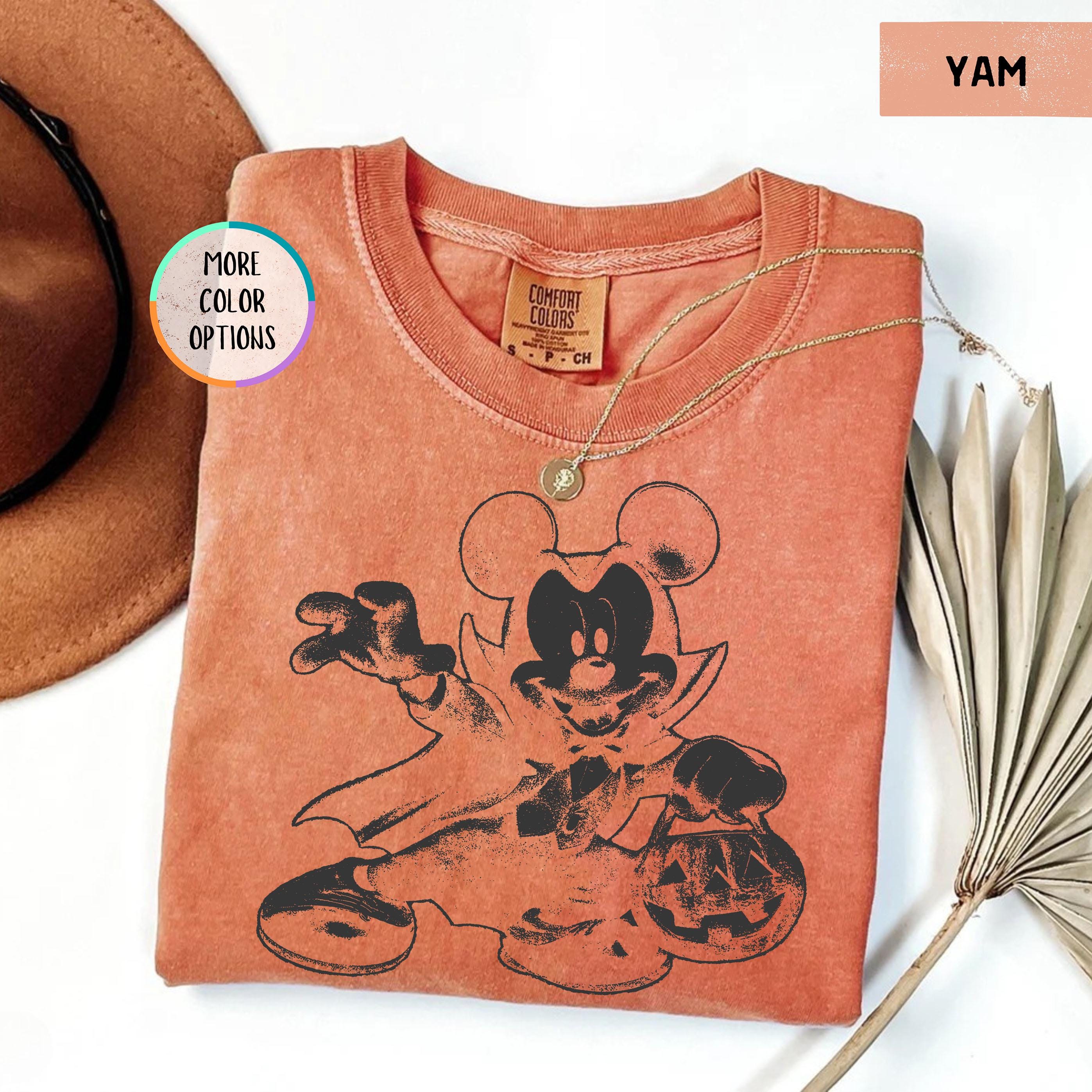 Disney Halloween Mouse Shirt, Vampire Mickey Tee, Spooky Pumpkin Trick or Treat Shirt, Halloween Party Tee, Spooky Season Disney Fall Shirt 16