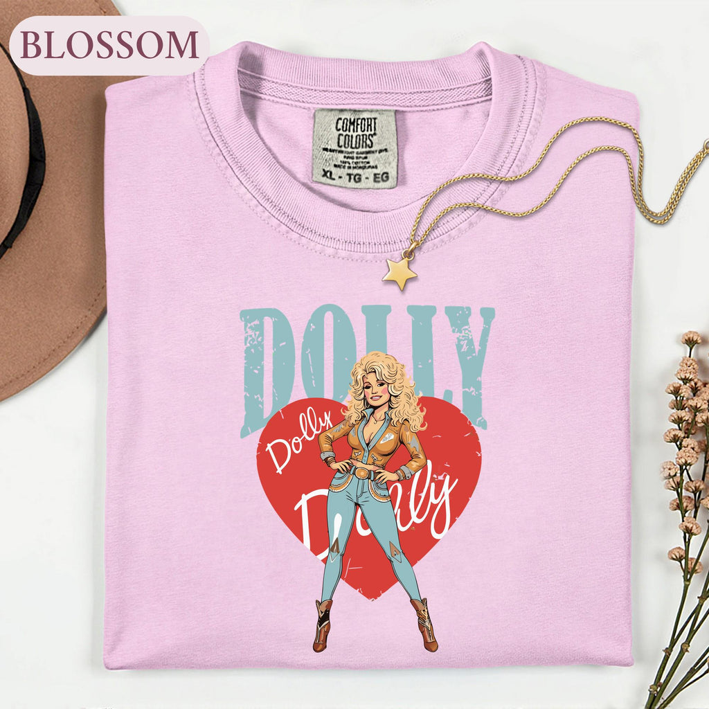 Dolly Parton Shirt, Country Music Graphic Tee, Retro Cowgirl T-Shirt, Rhinestone Western Style, Classic Country Music Fan Gift Idea for Her 16