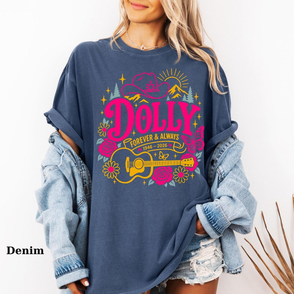 Comfort Colors® Dolly Parton Memorial Shirt, Dolly Parton Tee, Rip Dolly Parton Shirt, Country Music Legend Tribute, Dolly Parton Fan Gift 16