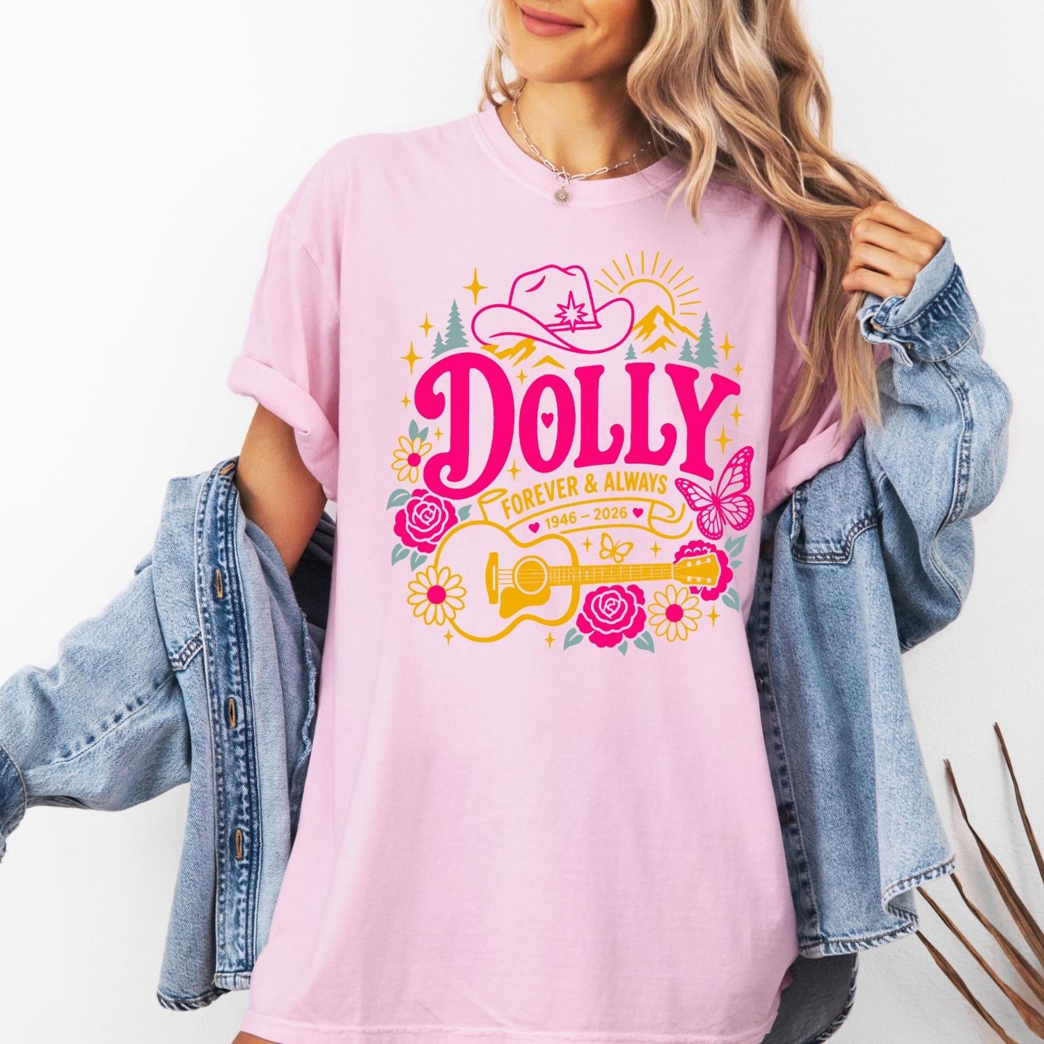 Comfort Colors® Dolly Parton Memorial Shirt, Dolly Parton Tee, Rip Dolly Parton Shirt, Country Music Legend Tribute, Dolly Parton Fan Gift 17