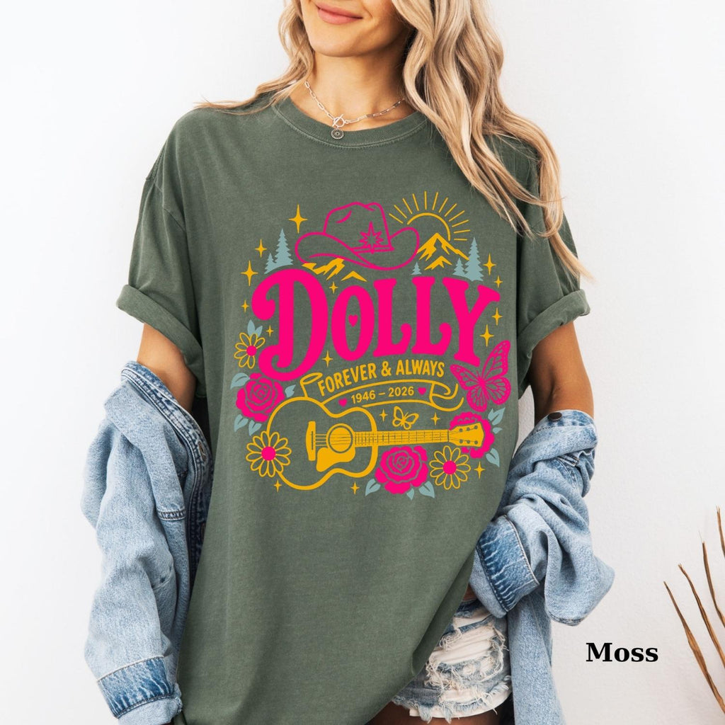 Comfort Colors® Dolly Parton Memorial Shirt, Dolly Parton Tee, Rip Dolly Parton Shirt, Country Music Legend Tribute, Dolly Parton Fan Gift 18