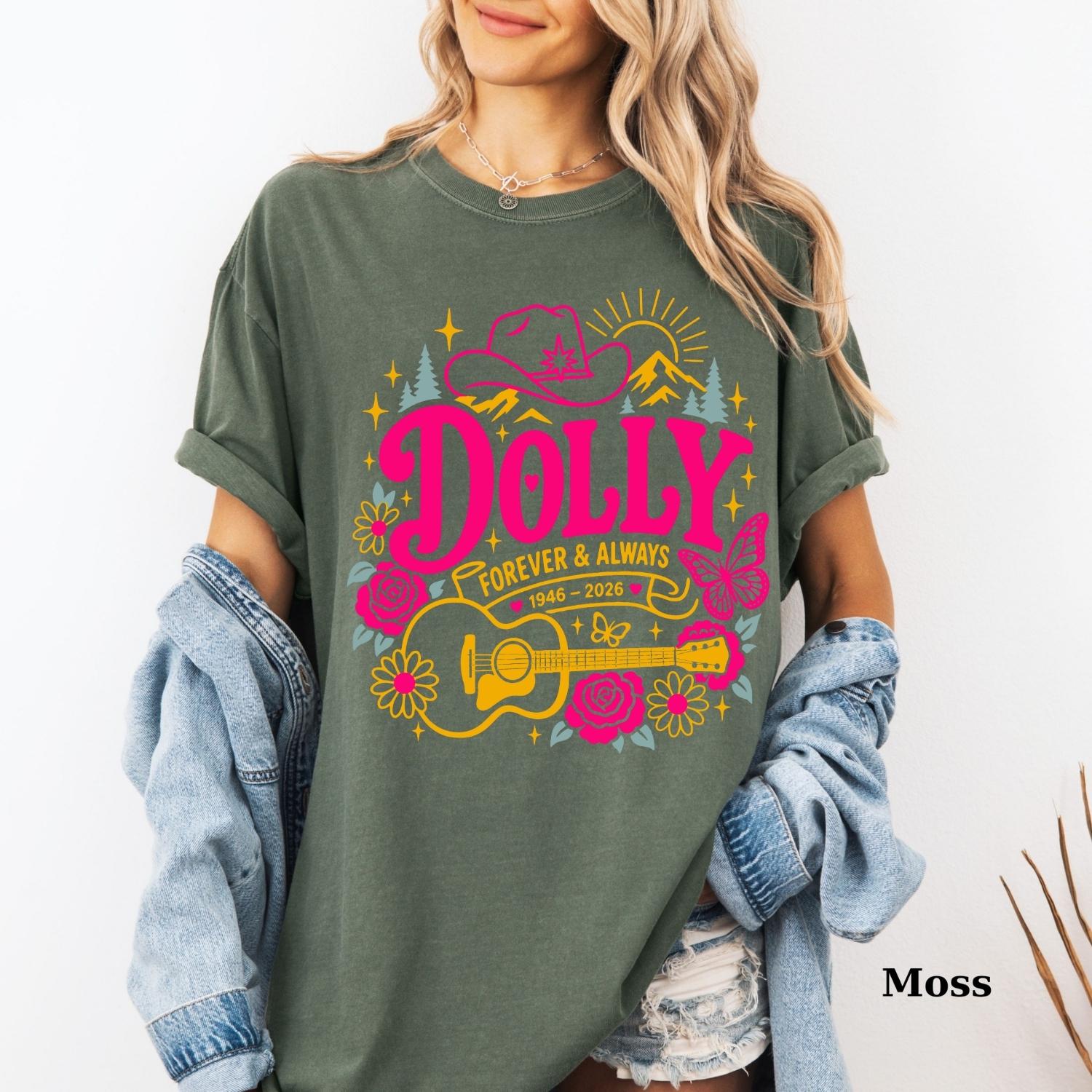 Comfort Colors® Dolly Parton Memorial Shirt, Dolly Parton Tee, Rip Dolly Parton Shirt, Country Music Legend Tribute, Dolly Parton Fan Gift 18