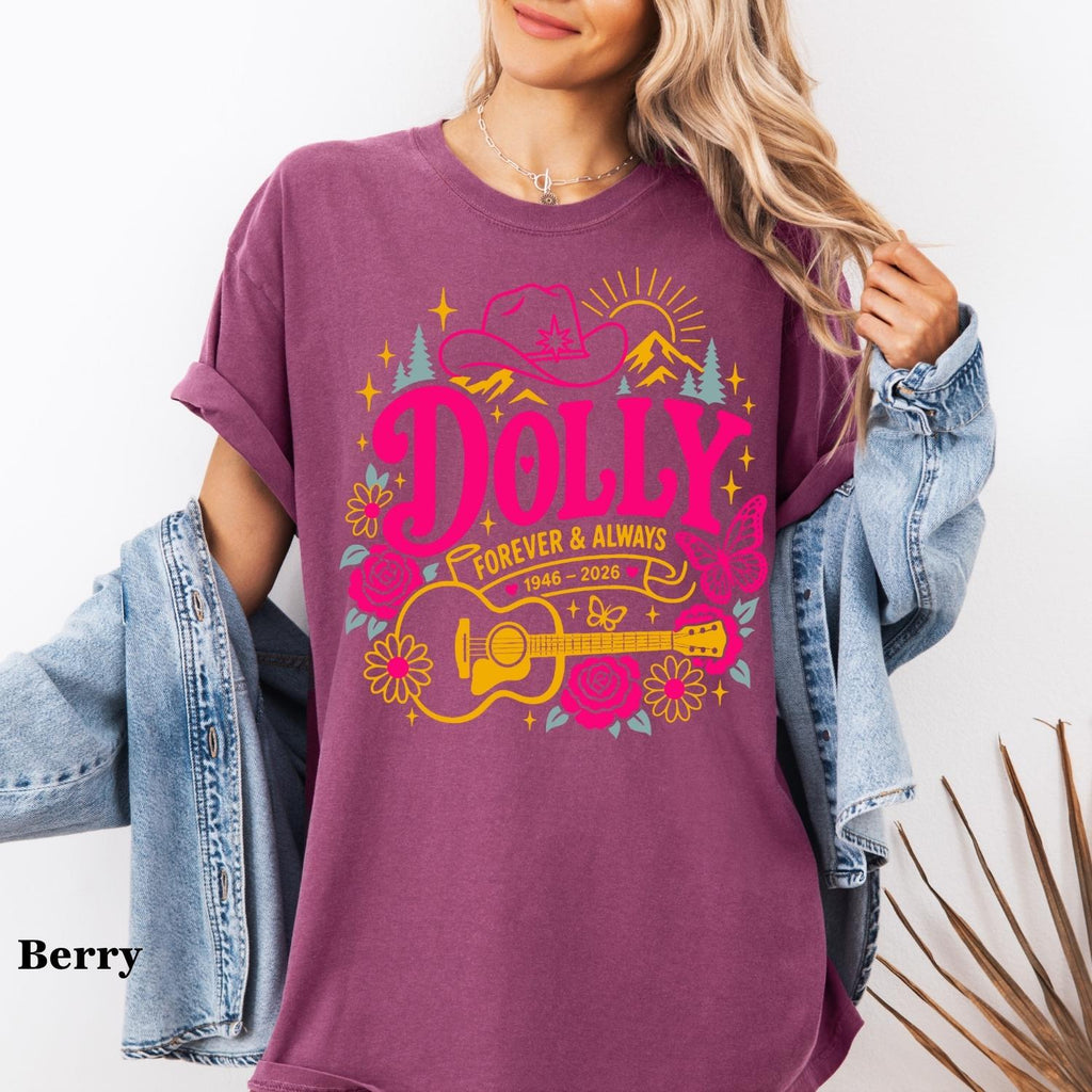 Comfort Colors® Dolly Parton Memorial Shirt, Dolly Parton Tee, Rip Dolly Parton Shirt, Country Music Legend Tribute, Dolly Parton Fan Gift 19