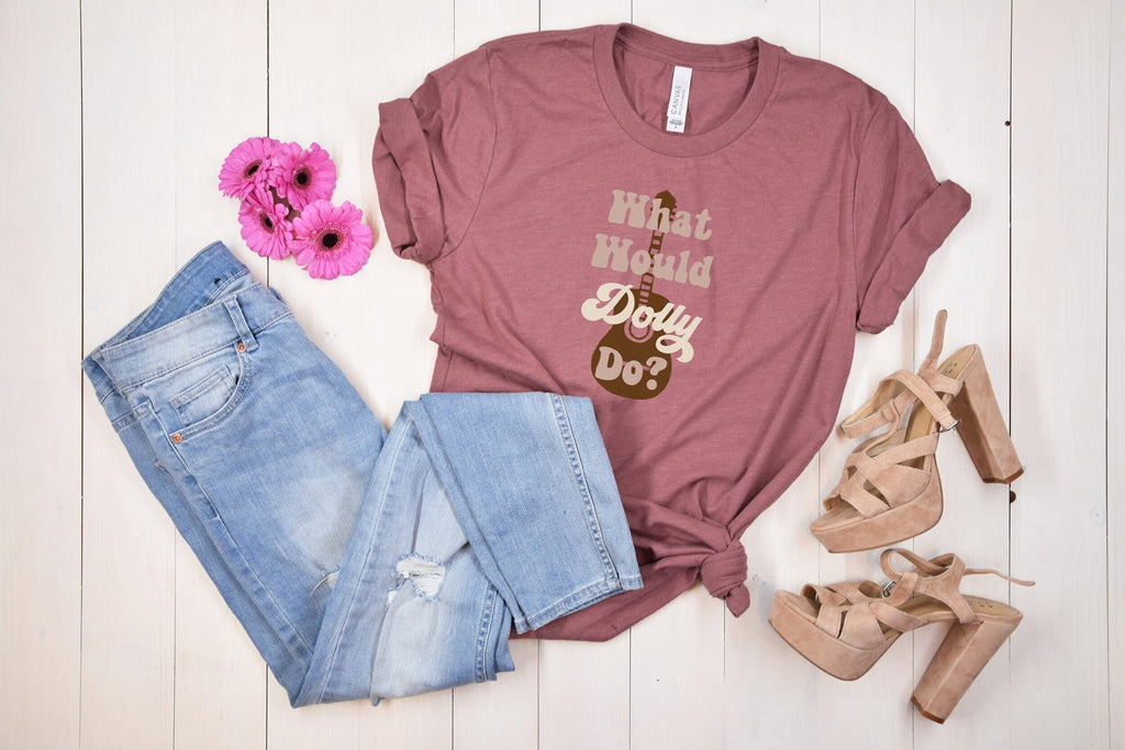 What Would Dolly Do Shirt, Country Fan Tee, Gift for Her, Cowgirl, Dolly T-Shirt, Nashville TShirt, Country Music Gift, Tennessee Tee 2