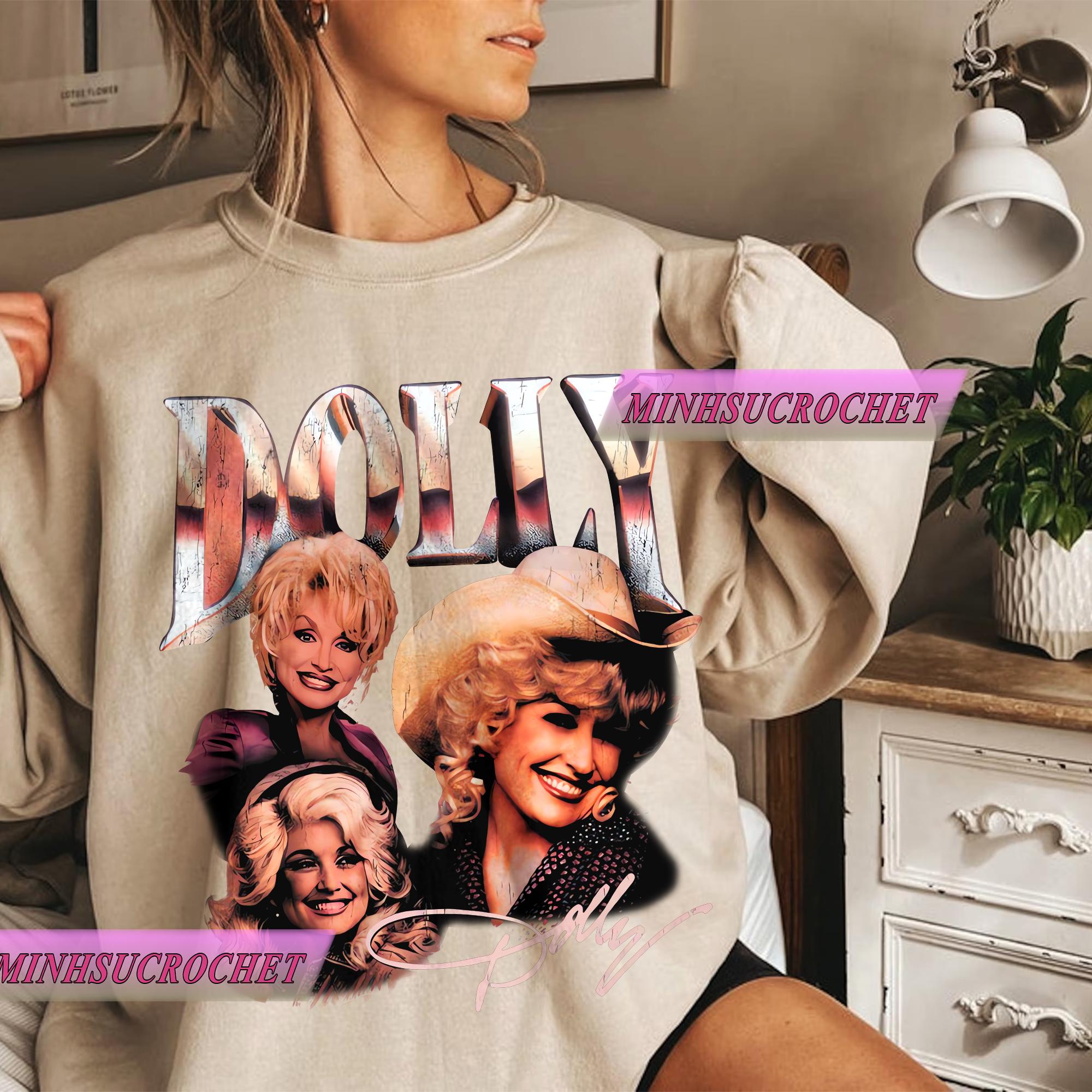 Dolly Parton Vintage Hip Hop Country Shirt, Dolly Parton Bootleg Rap Tee, Unisex Cowboy Cowgirl T-shirt, Funny Graphic Streetwear 2
