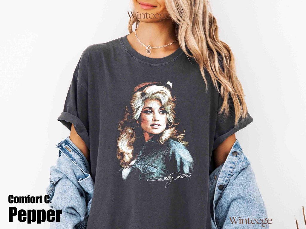Dolly Parton Signature Vintage Graphic Shirt, Retro Country Music T Shirt, Dollywood Sweatshirt, Dolly Toddler Shirt, Kids Youth Tee 2