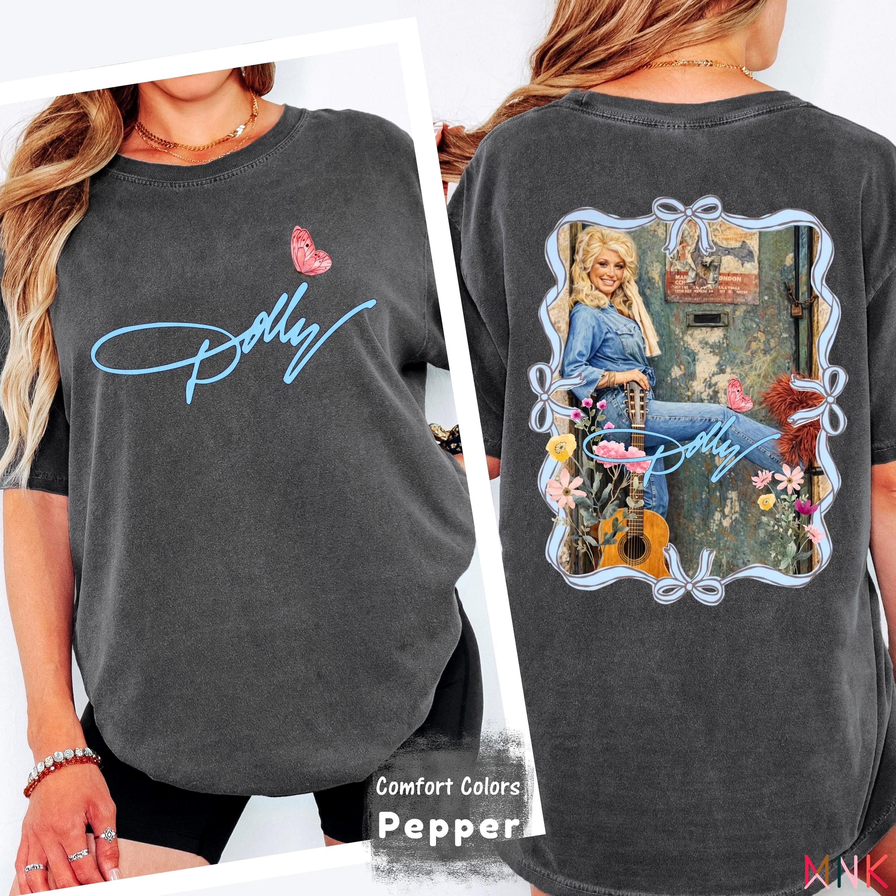 Dolly Parton Nashville Shirt, Retro Country Music Butterfly, Vintage Western Concert Comfort Colors 2