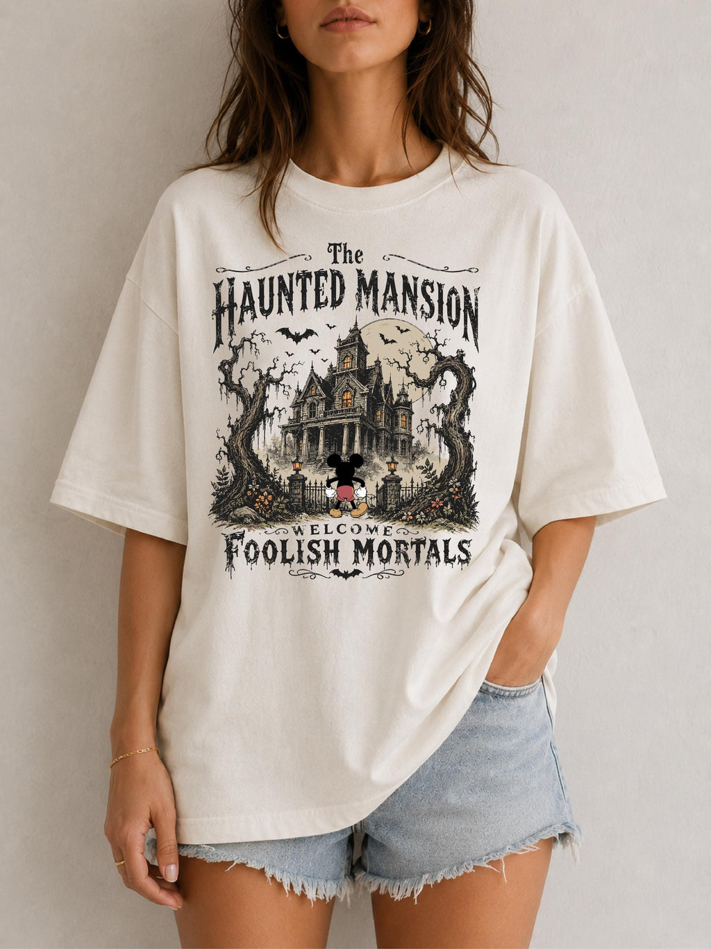 Mickey Haunted Mansion Halloween Shirt, Disney Not So Scary Party Tee, Spooky Season, Disneyland Halloween, Family Trip, Vintage Halloween 2