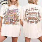 Disney EPCOT Halloween Shirt 2026, Figment Mickey and Friends Tee, World Showcase Haunt Around the World, Disney Travel Family Trip Shirt 2