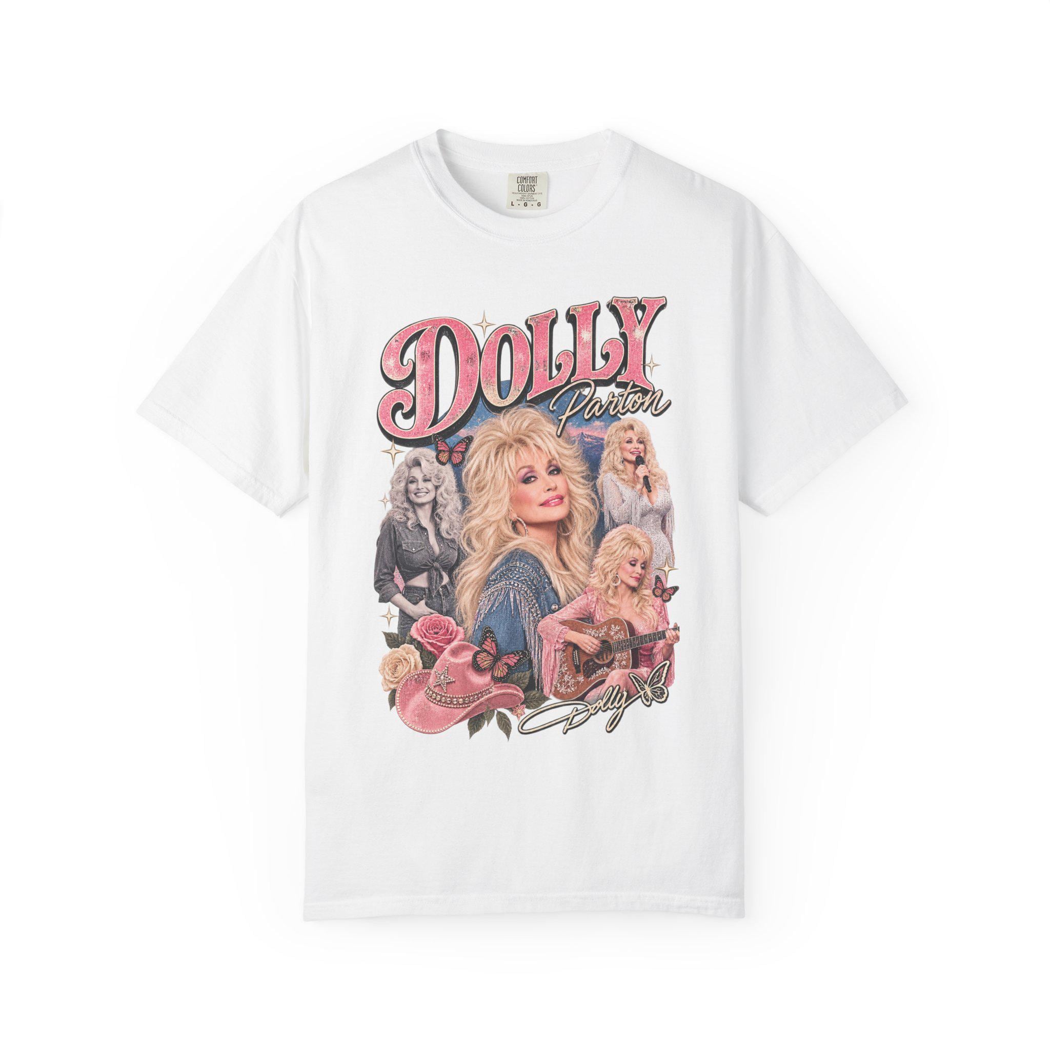 Dolly Parton collage T-Shirt | Vintage country singer graphic tee 2