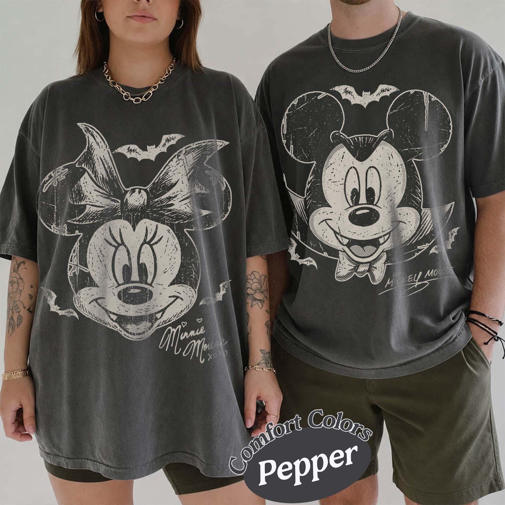 Vintage Disney Halloween Characters Shirt, Mickey and Friends Tee, Not So Scary Party 2026, Family Matching Trick or Treat Halloween Shirt 2