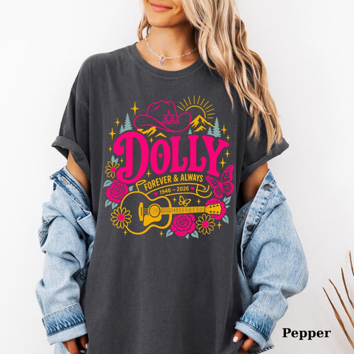 Comfort Colors® Dolly Parton Memorial Shirt, Dolly Parton Tee, Rip Dolly Parton Shirt, Country Music Legend Tribute, Dolly Parton Fan Gift 2