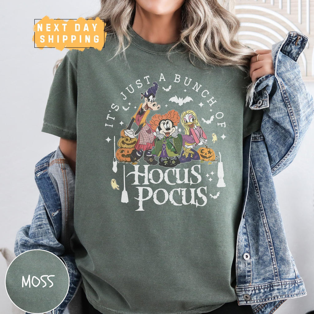 Magical Park Halloween Hocus Pocus Shirt, Mouse and Friends Spooky Season Tee, Pumpkin Halloween Party, Family Trip, Women's Halloween Shirt 3