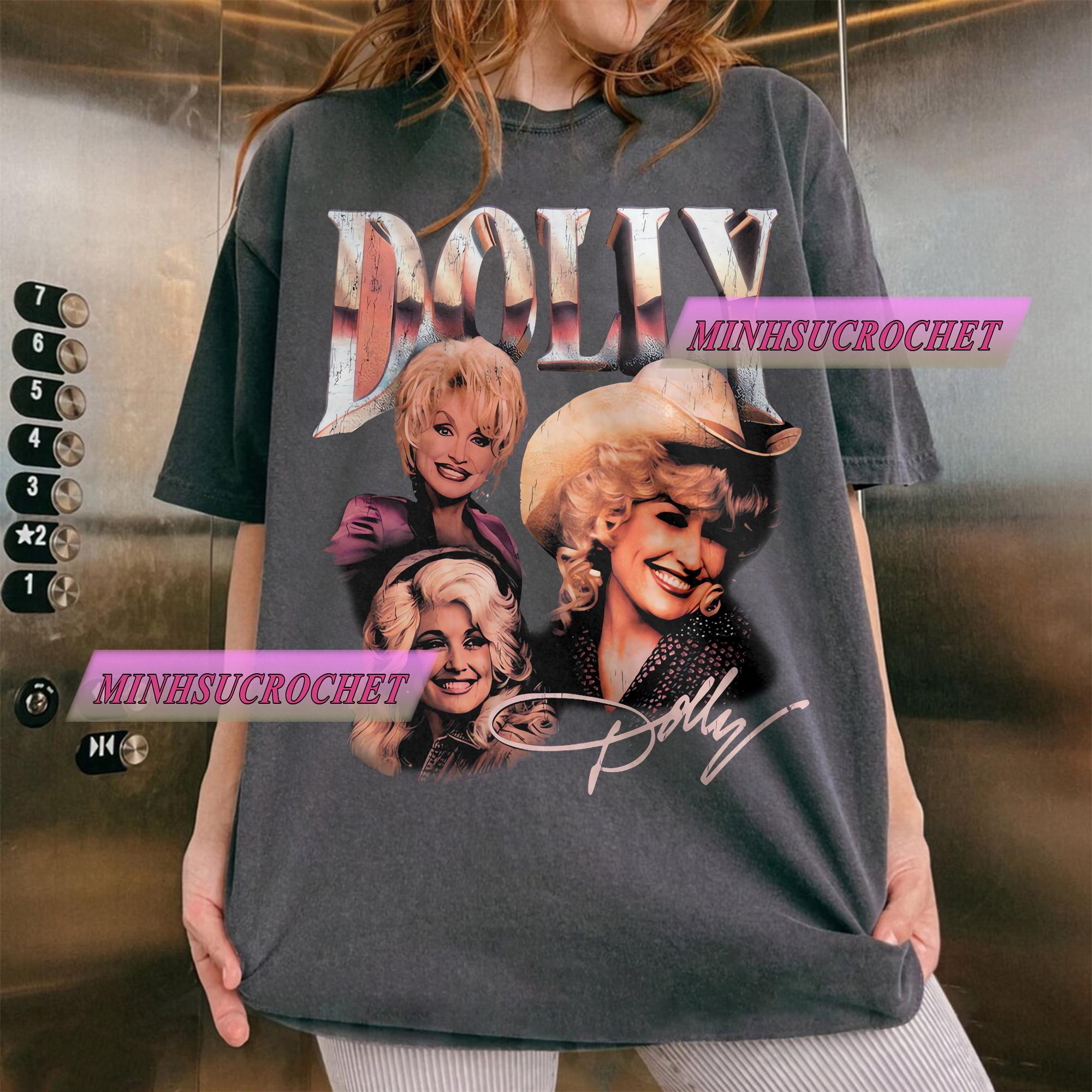 Dolly Parton Vintage Hip Hop Country Shirt, Dolly Parton Bootleg Rap Tee, Unisex Cowboy Cowgirl T-shirt, Funny Graphic Streetwear 3