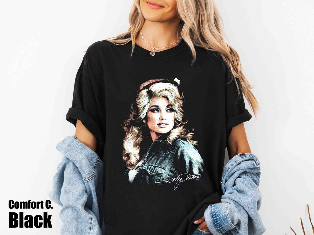 Dolly Parton Signature Vintage Graphic Shirt, Retro Country Music T Shirt, Dollywood Sweatshirt, Dolly Toddler Shirt, Kids Youth Tee 3