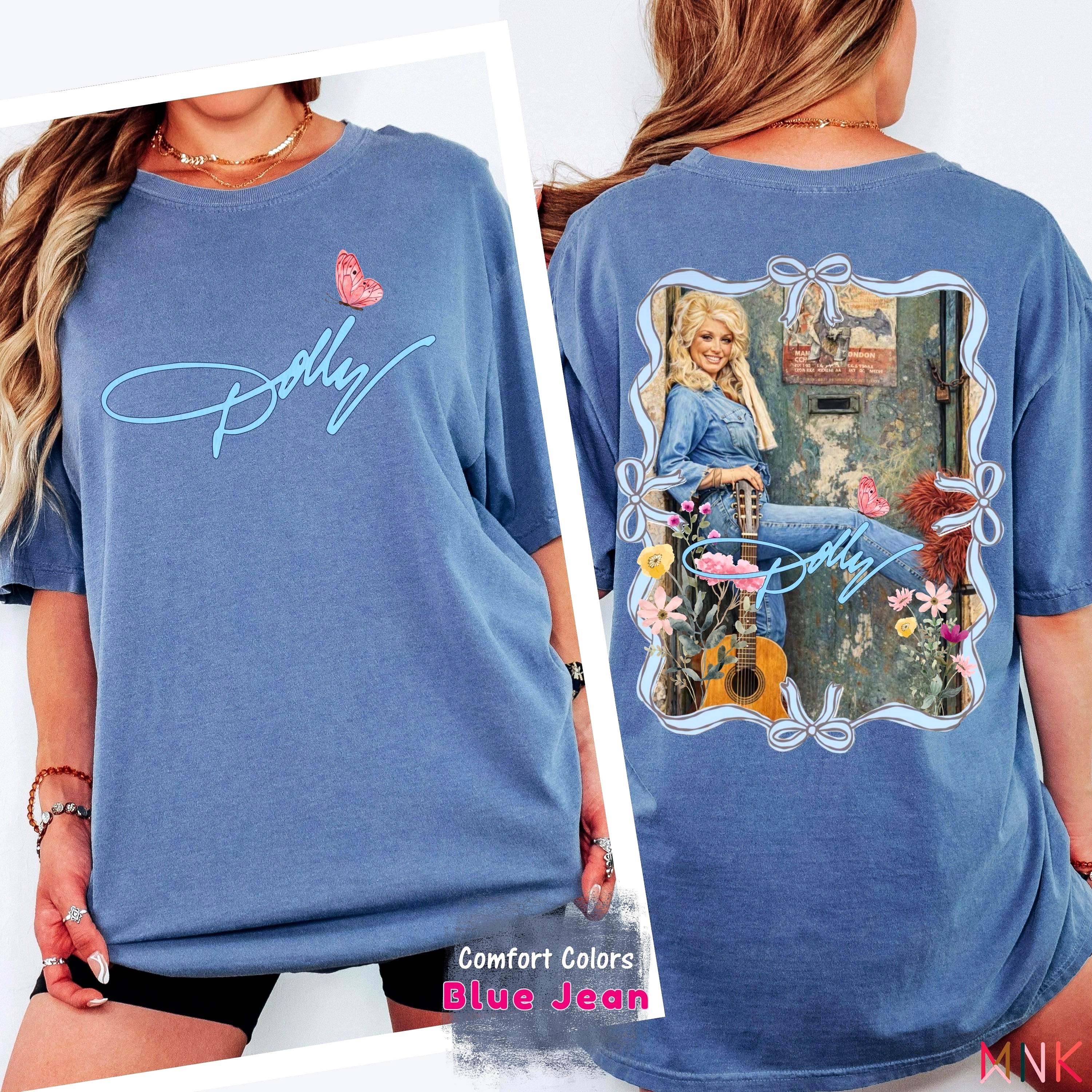 Dolly Parton Nashville Shirt, Retro Country Music Butterfly, Vintage Western Concert Comfort Colors 3