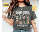 Haunted Mansion Mickey & Friends Shirt, Welcome Foolish Mortals Tee, Disney Halloween Family Trip, Not So Scary Party, Matching 2026 Shirt 3