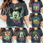 Zombie Mickey Minnie Halloween Shirt, Disney Spooky Season Tee, Halloween Couple, Not So Scary Party, Family Trip, Vintage Halloween 2026 3