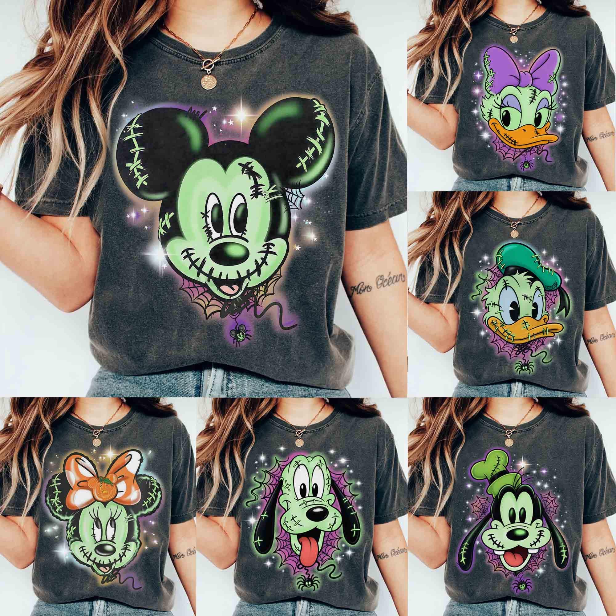 Zombie Mickey Minnie Halloween Shirt, Disney Spooky Season Tee, Halloween Couple, Not So Scary Party, Family Trip, Vintage Halloween 2026 3