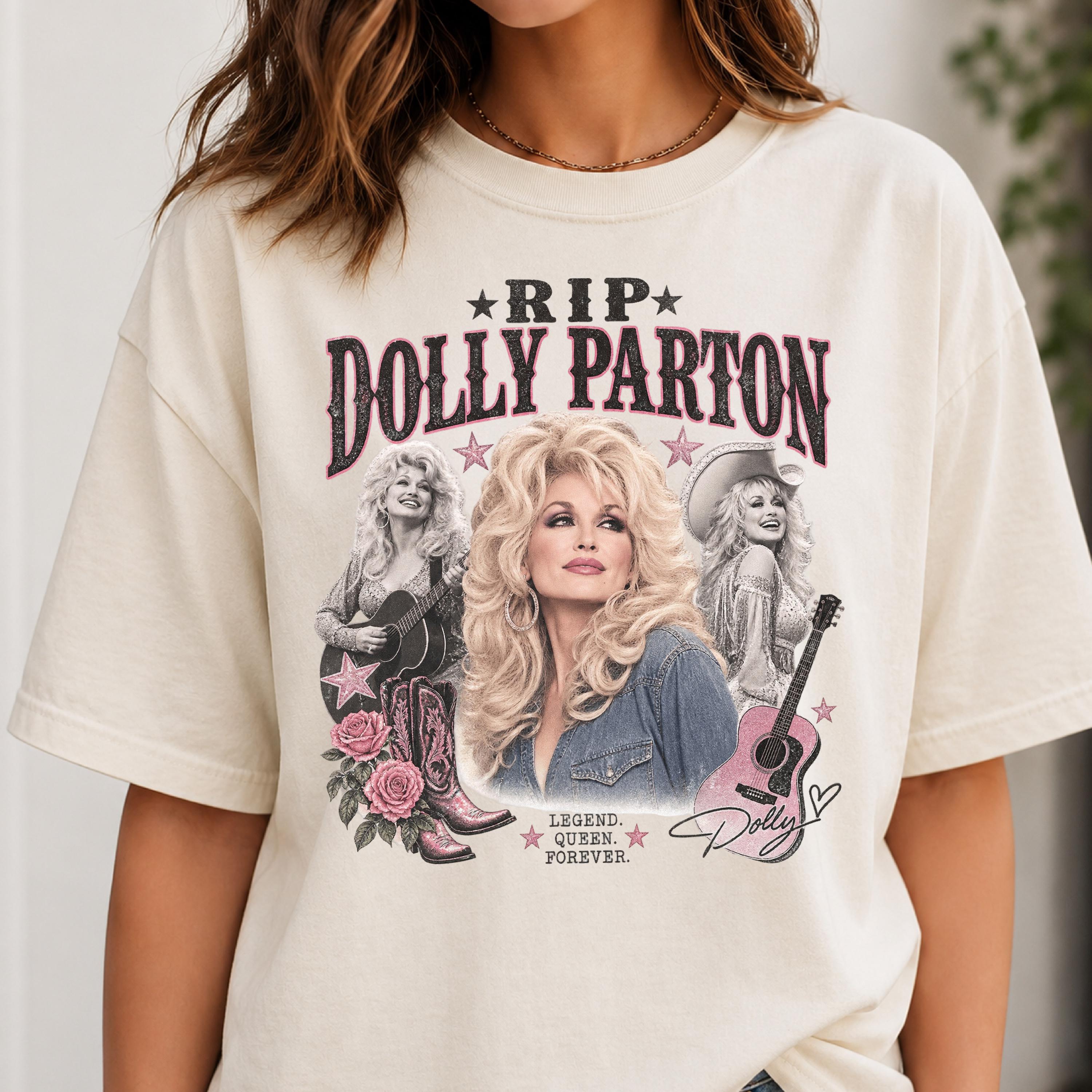 Dolly Parton RIP Shirt, Dolly Parton Memorial Shirt, Country Music Legend Tribute Tee, In Loving Memory Dolly Parton Shirt, 2026 Tribute 3