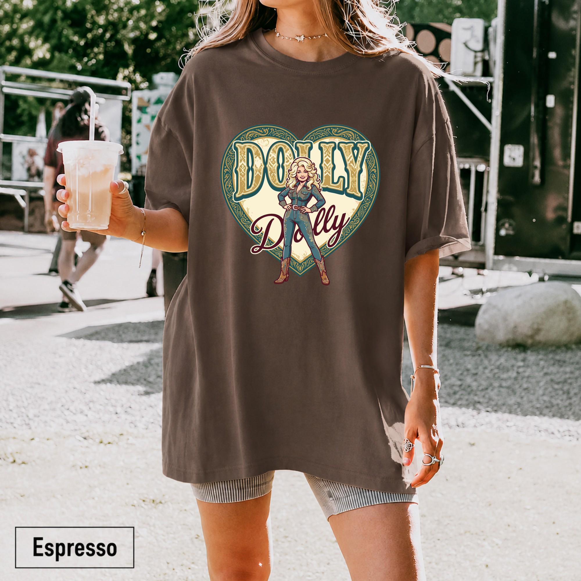 Dolly Parton Shirt, Country Music Graphic Tee, Vintage Cowgirl T-Shirt, Retro Western Style, Concert Outfit, Dolly Fan Gift for Music Lovers 3