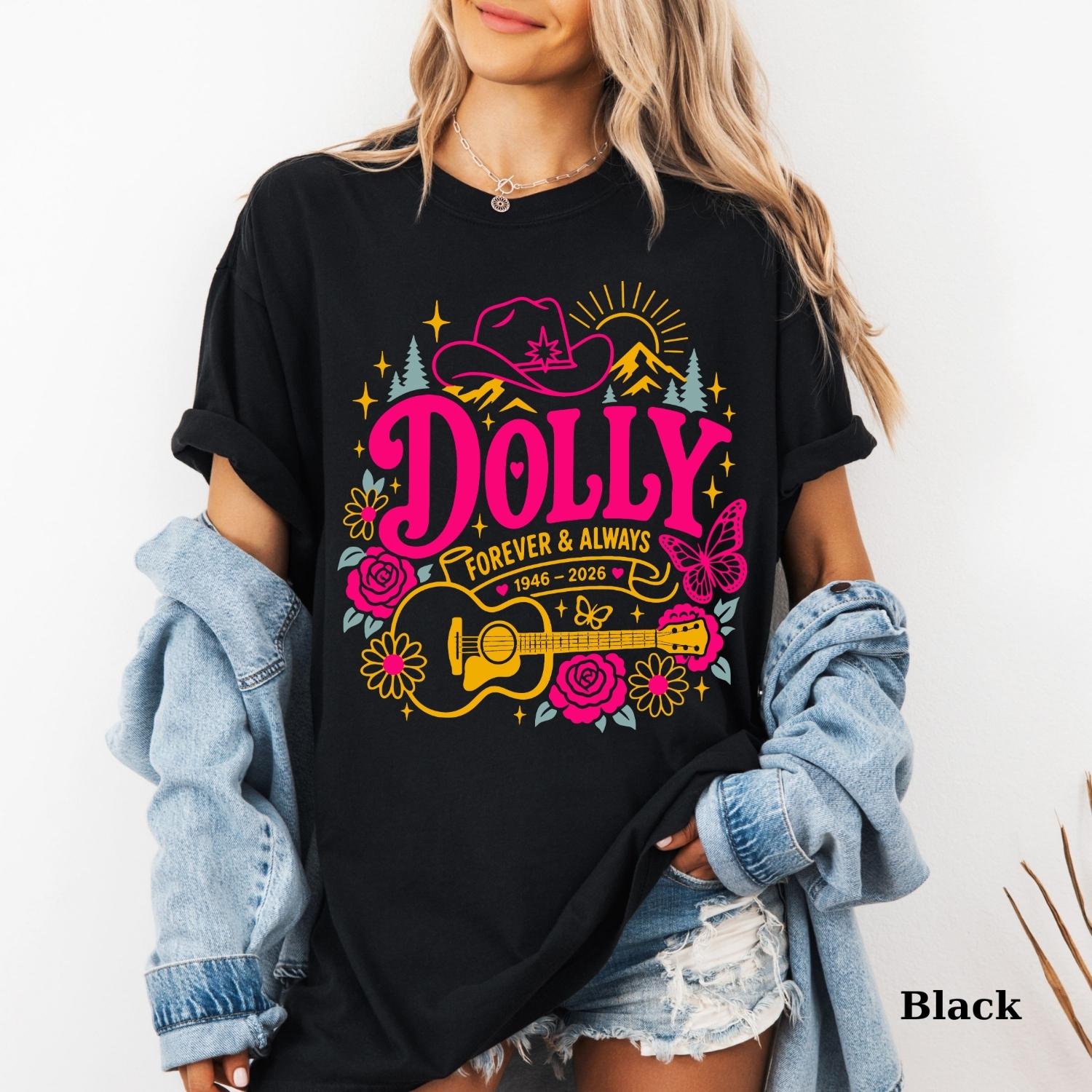 Comfort Colors® Dolly Parton Memorial Shirt, Dolly Parton Tee, Rip Dolly Parton Shirt, Country Music Legend Tribute, Dolly Parton Fan Gift 3