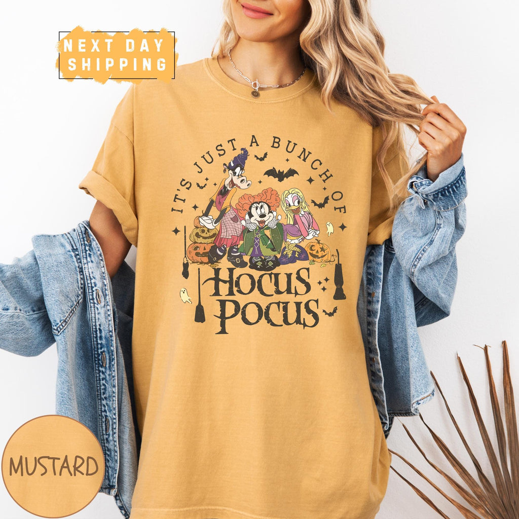 Magical Park Halloween Hocus Pocus Shirt, Mouse and Friends Spooky Season Tee, Pumpkin Halloween Party, Family Trip, Women's Halloween Shirt 4