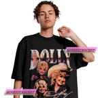 Dolly Parton Vintage Hip Hop Country Shirt, Dolly Parton Bootleg Rap Tee, Unisex Cowboy Cowgirl T-shirt, Funny Graphic Streetwear 4