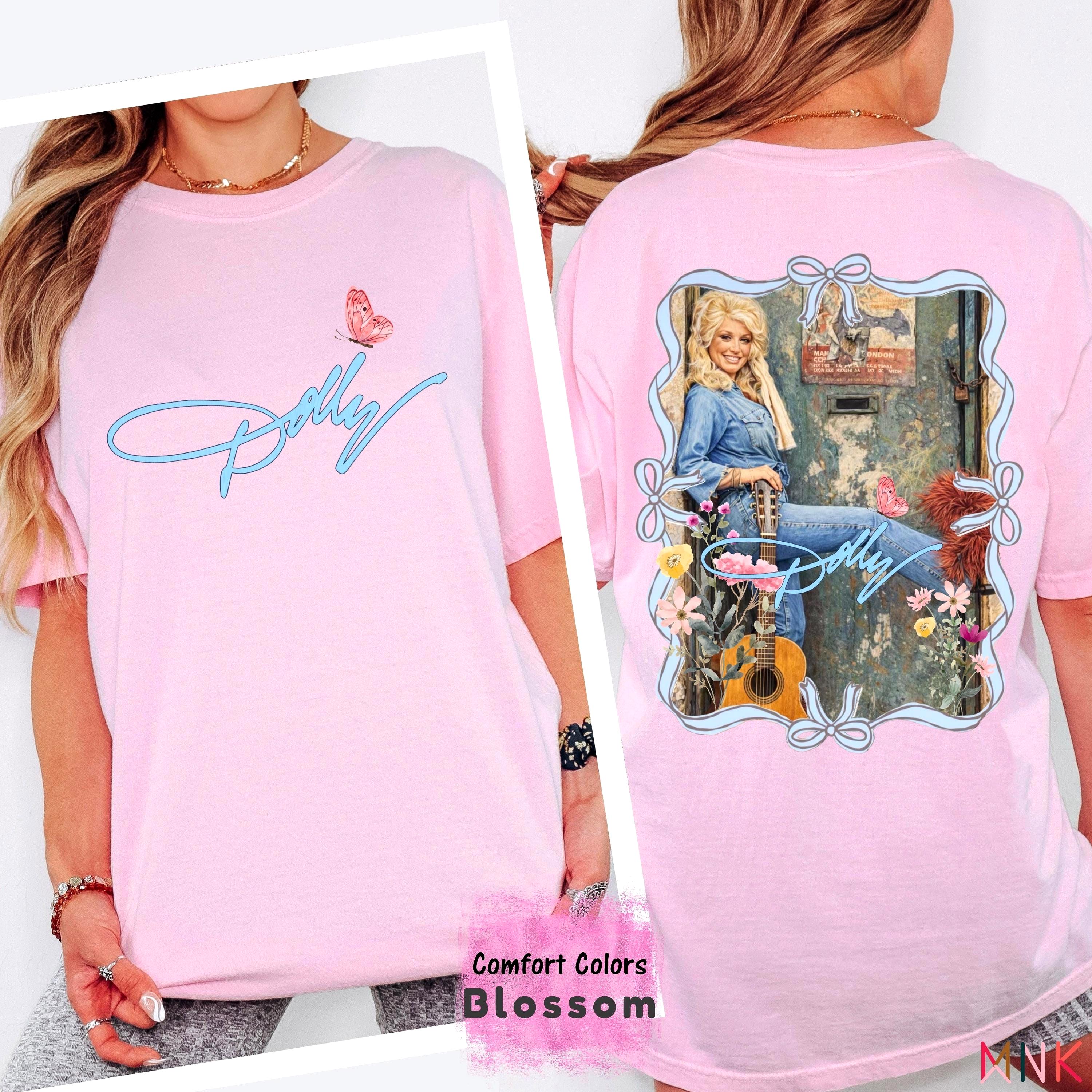 Dolly Parton Nashville Shirt, Retro Country Music Butterfly, Vintage Western Concert Comfort Colors 4